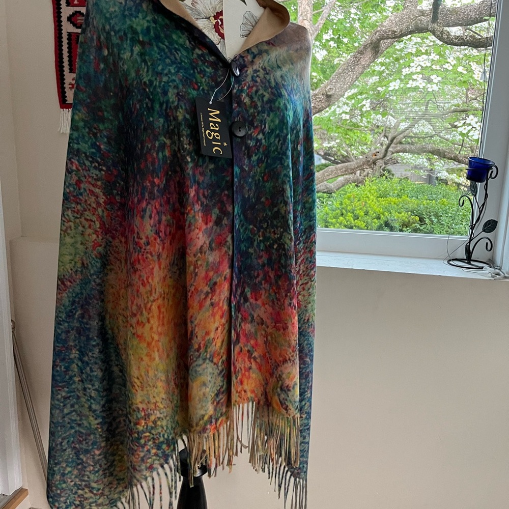 Magic Multicolor Fringed Cape painting print